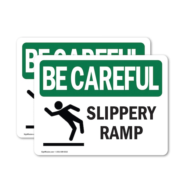 Signmission 5 in Height, 7 in Width, Vinyl Decal, Rectangle OS-2PACK-BC-D-57-L-10048 - main